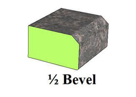 Countertop Edge 1/2 Bevel